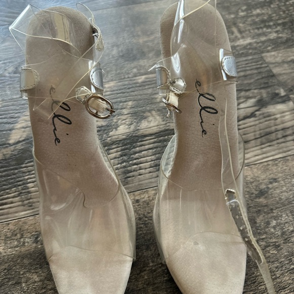 Ellie Transparent Women's Heels - Picture 4 of 4